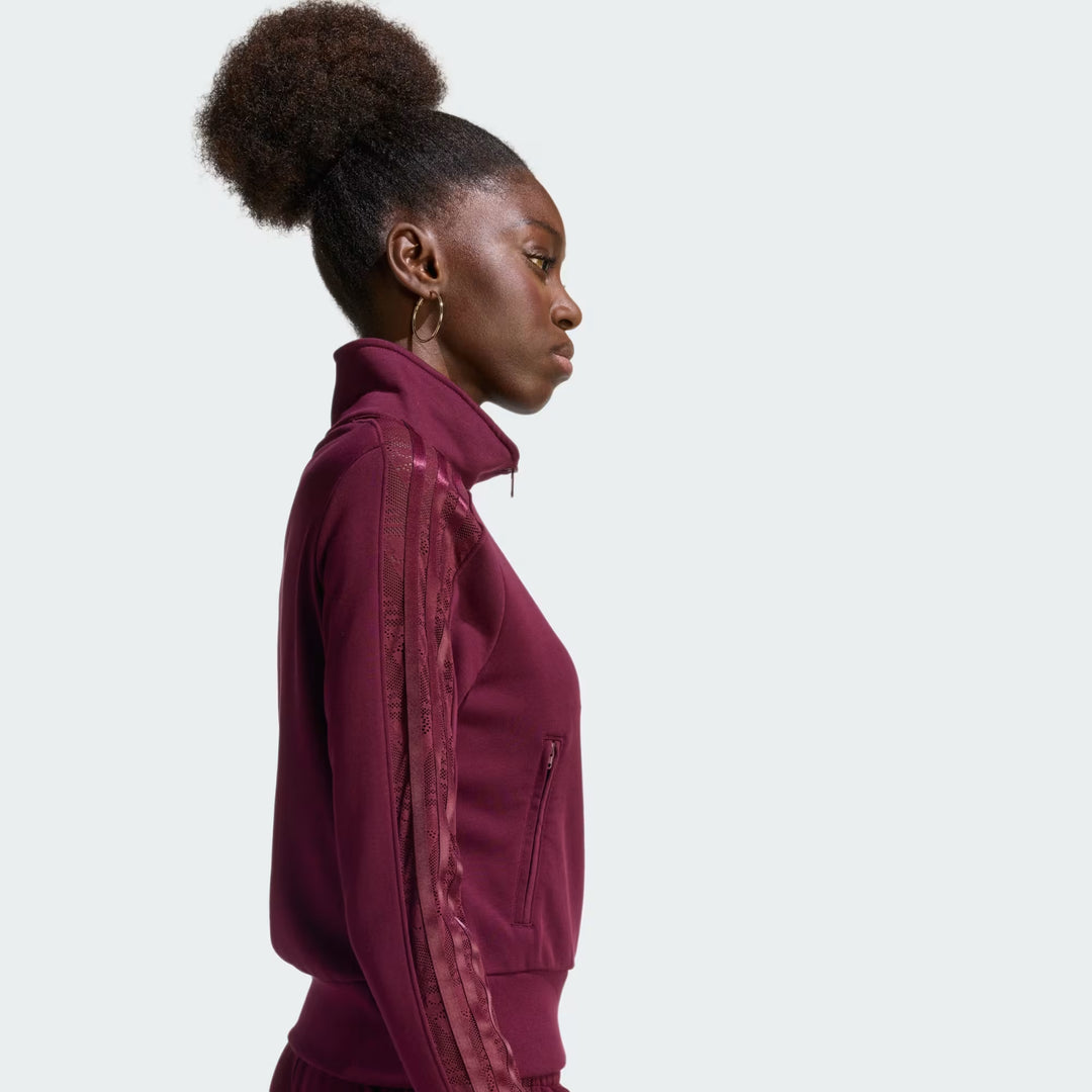 GIACCA ADIDAS ORIGINALS FIREBIRD LACE TRACK TOP BORDEAUX