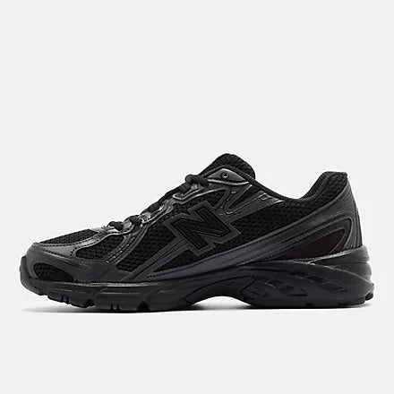 NEW BALANCE 740 TRIPLE BLACK SHOES U740BO2 BLACK MEN'S RUNNING STYLE