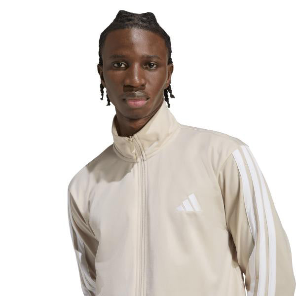 TUTA ADIDAS SPORTSWEAR BASIC 3-STRIPES FLEECE SET KR5358 UOMO