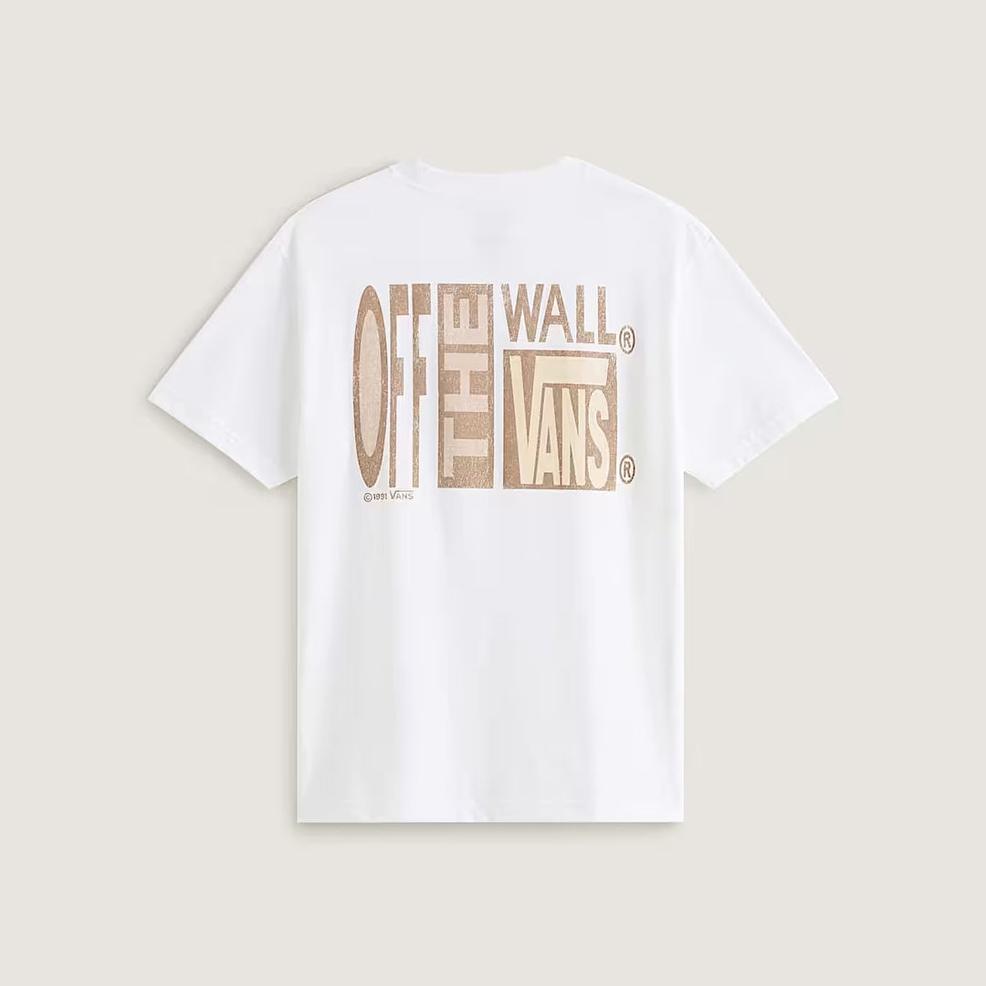 T-SHIRT CLASSICA VANS COTONE BIANCO UOMO