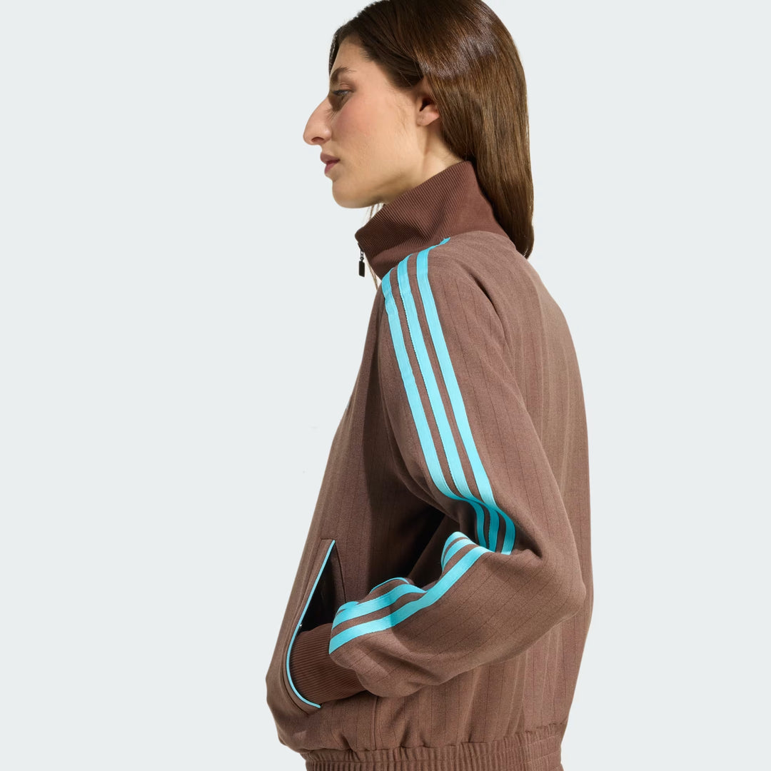 GIACCA ADIDAS ORIGINALS TAILORED TRACK JACKET MARRONE E AZZURRA