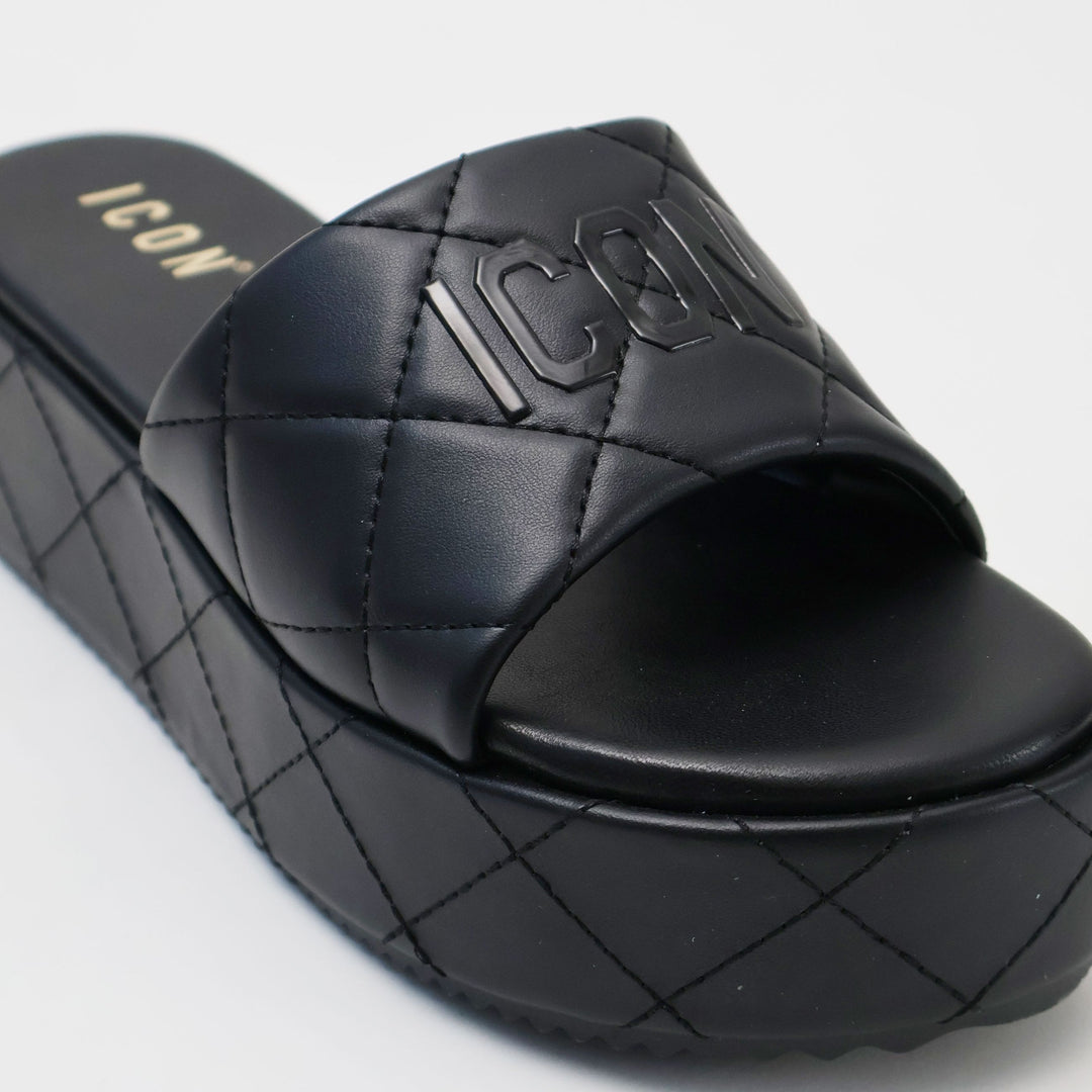 CIABATTE ICON CROSS-BAND LOGO DONNA