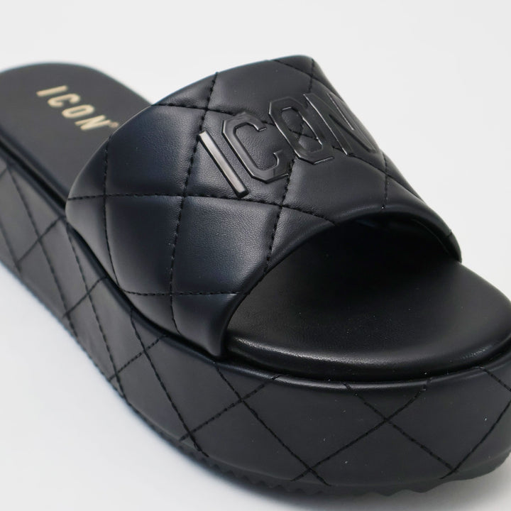 CIABATTE ICON CROSS-BAND LOGO DONNA