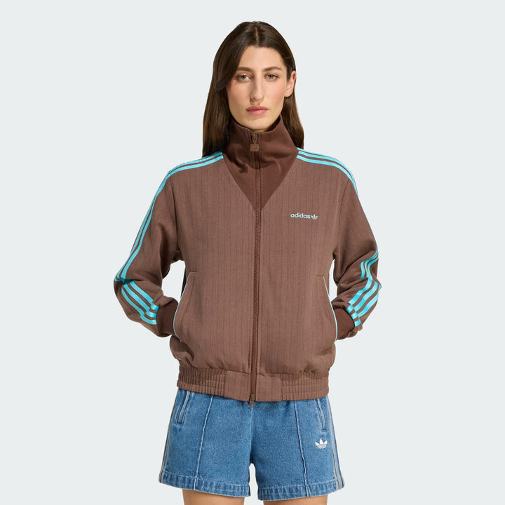 GIACCA ADIDAS ORIGINALS TAILORED TRACK JACKET MARRONE E AZZURRA