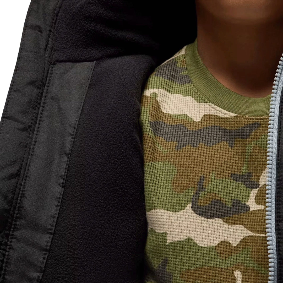 85F009 - Giacche - Bambini 3/7 Anni - JORDAN PUFFER IMBOTTITA CON CAPPUCCIO - NERO ICONICO - Bomber Jacket - Abbigliamento - Autunno/Inverno