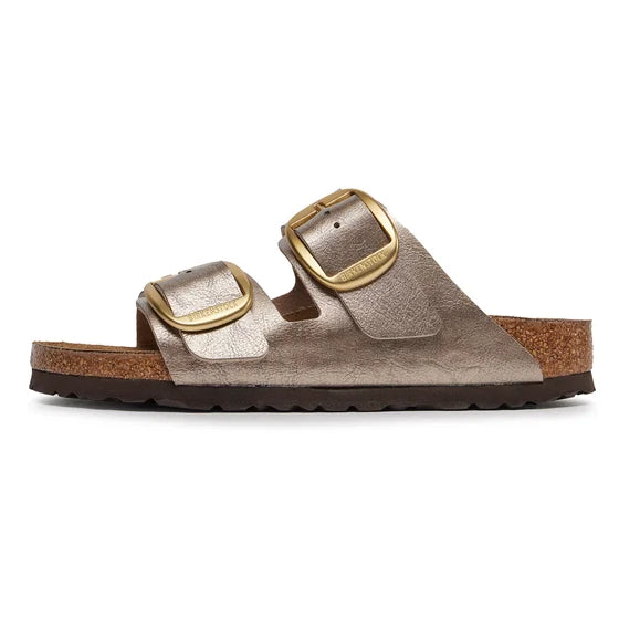 SANDALI CIABATTA DONNA BIRKENSTOCK ARIZONA BIG BUCKLE BRONZO