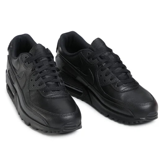 SNEAKERS UOMO NIKE AIR MAX 90 LTR TRIPLE BLACK / AIR MAX 90 JEWEL WHITE CZ5594