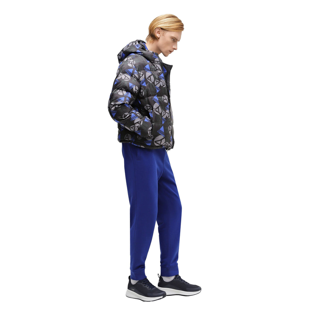 6RPB37 PN9FZ - Giacche - Uomo - EMPORIO ARMANI - EA7 - FANTASIA GEOMETRICA - Stile Grafico -  STAMPA CAMOUFLAGE - Protezione Dal Freddo - Piumino Imbottito -