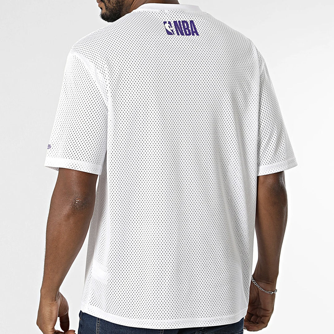 T-SHIRT NEW ERA NBA PLAYER GRAPHIC OVERSIZE LAKERS BIANCA 60771594