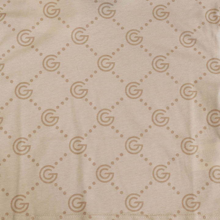 T-SHIRT OVERSIZED GABRIELLA GUCCI MONOGRAM G ALL-OVER SABBIA