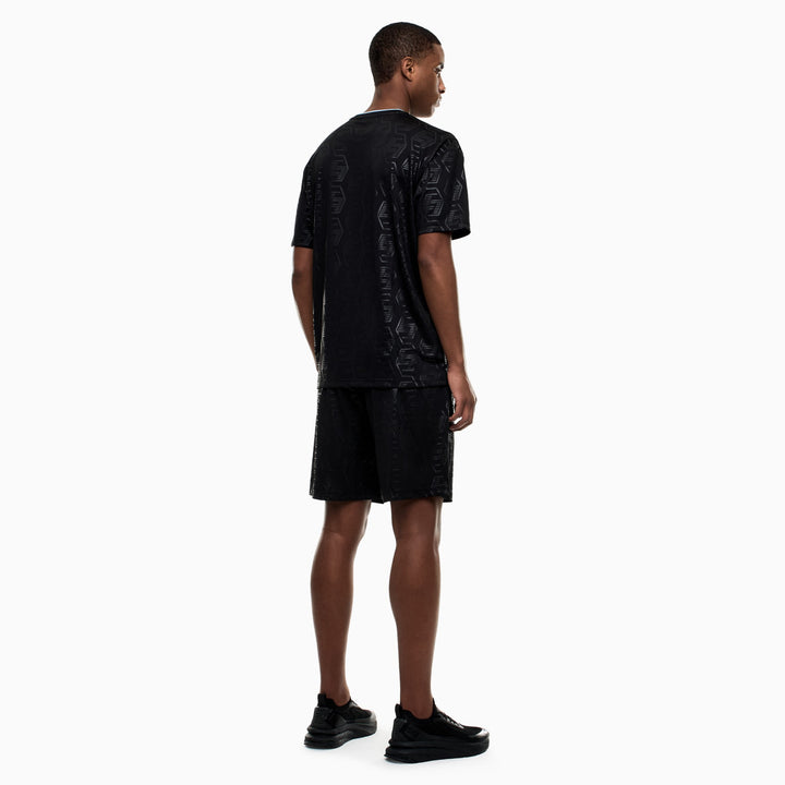 COMPLETO UOMO EA7 EMPORIO ARMANI SET T-SHIRT E SHORTS SOCCER
