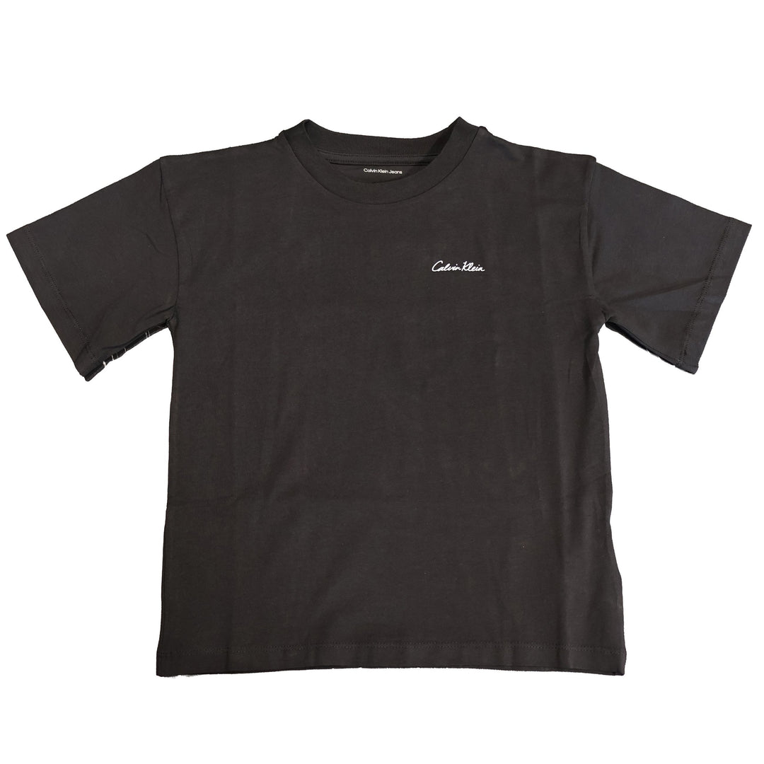 T-SHIRT CALVIN KLEIN JEANS INTERLOCK LOGO BEIGE JUNIOR