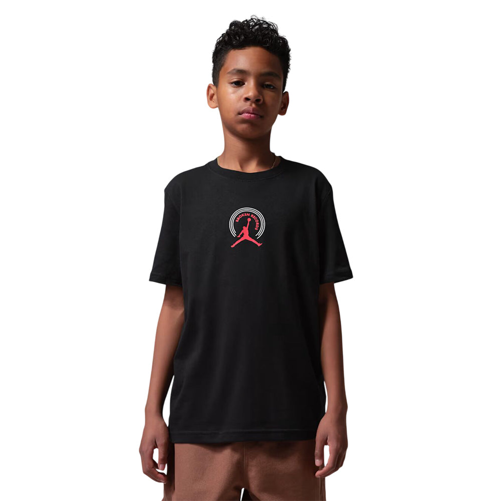 T-SHIRT JORDAN BROKEN RECORDS JUNIOR AND YOUTH BLACK 95F628