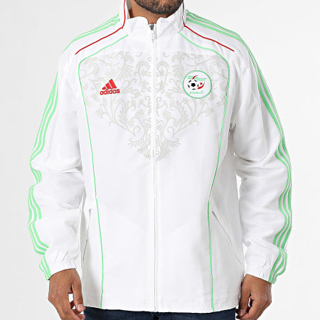 GIACCA UOMO ALLENAMENTO ADIDAS ALGERIA 2025 BIANCA JE5343