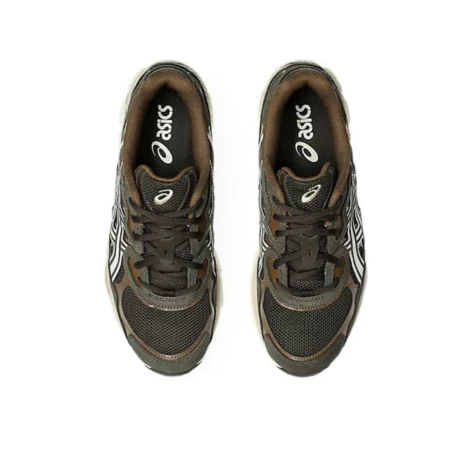 SCARPE SNEAKERS ASICS UOMO GEL-NYC BLACK COFFEE WINTER GARDEN 1203A663 AMMORTIZZAZIONE GEL