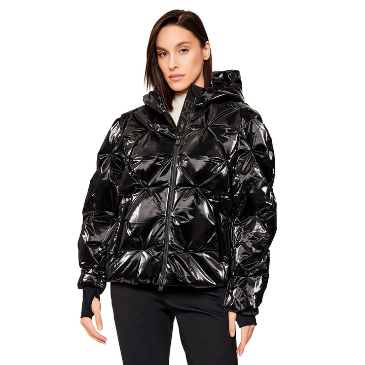 7W000387 AF14805 - Giacche - Donna - EMPORIO ARMANI - KITZBUHEL FASHION - Nero - Design Tecnico - Sciistica - Alta Qualità - Abbigliamento Autunno Inverno