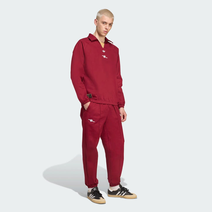 KB1956 - SWEATSHIRTS - ADIDAS - ARSENAL FC - DRILL TOP - TERRACE ICONS - BORDEAUX - MEN