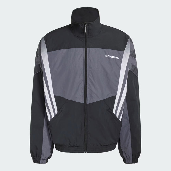 GIACCA ADIDAS ORIGINALS SANTIAGO TRACK TOP NERO GRIGIO KS8326 UOMO