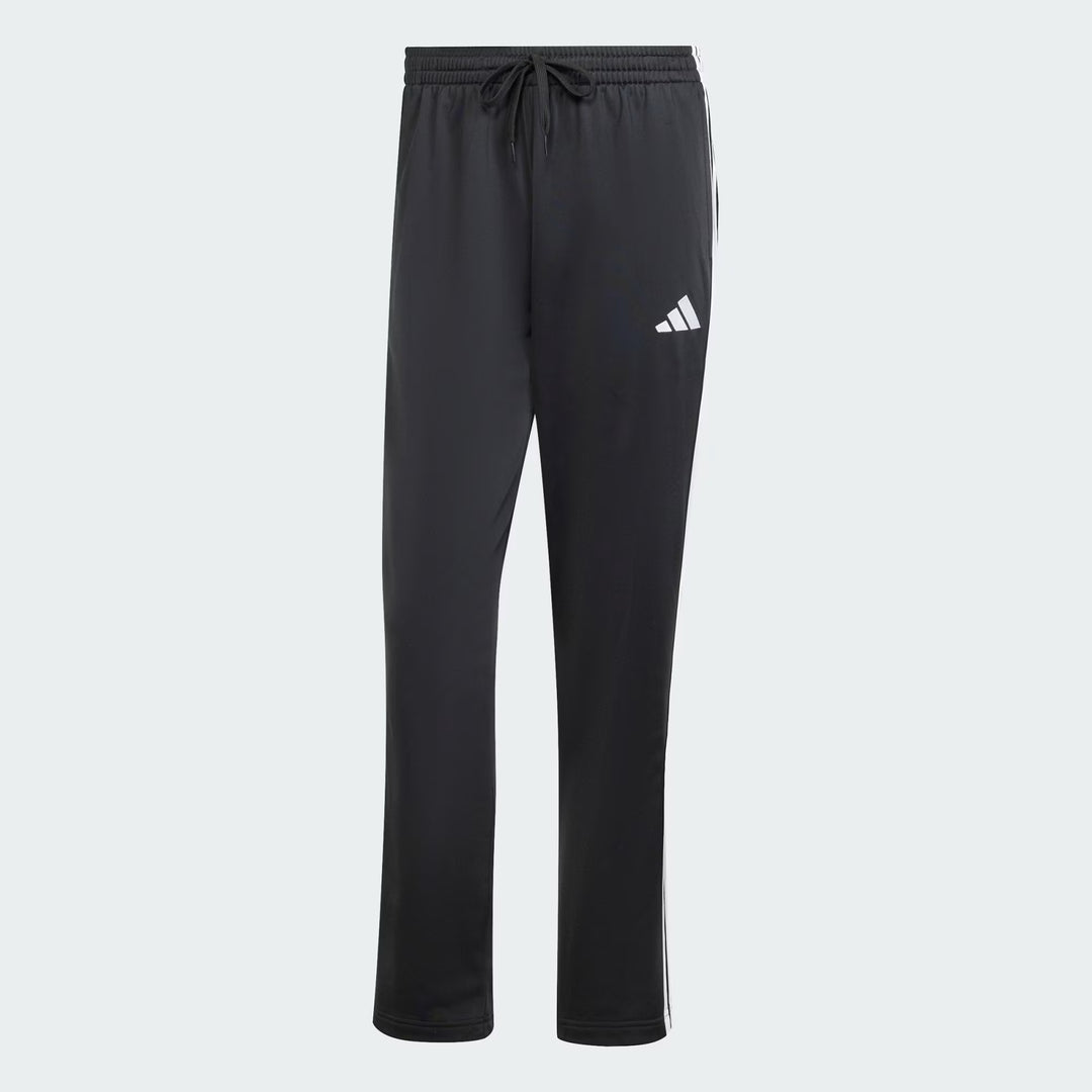 ADIDAS 3-STRIPES TRICOT OPEN HEM TRACK PANTS BLACK JI8802