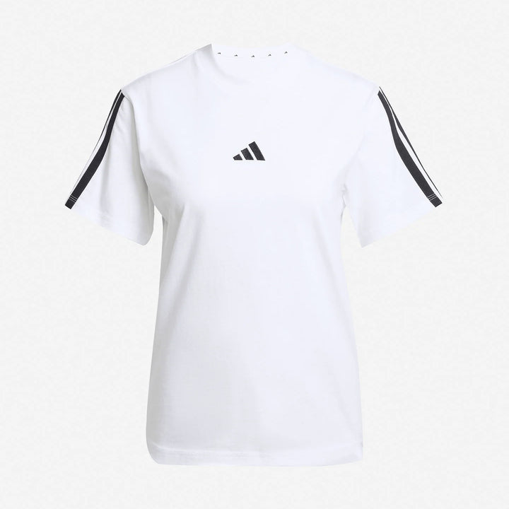 ADIDAS ESSENTIALS SINGLE JERSEY 3-STRIPES WOMEN'S T-SHIRT WHITE JM2394
