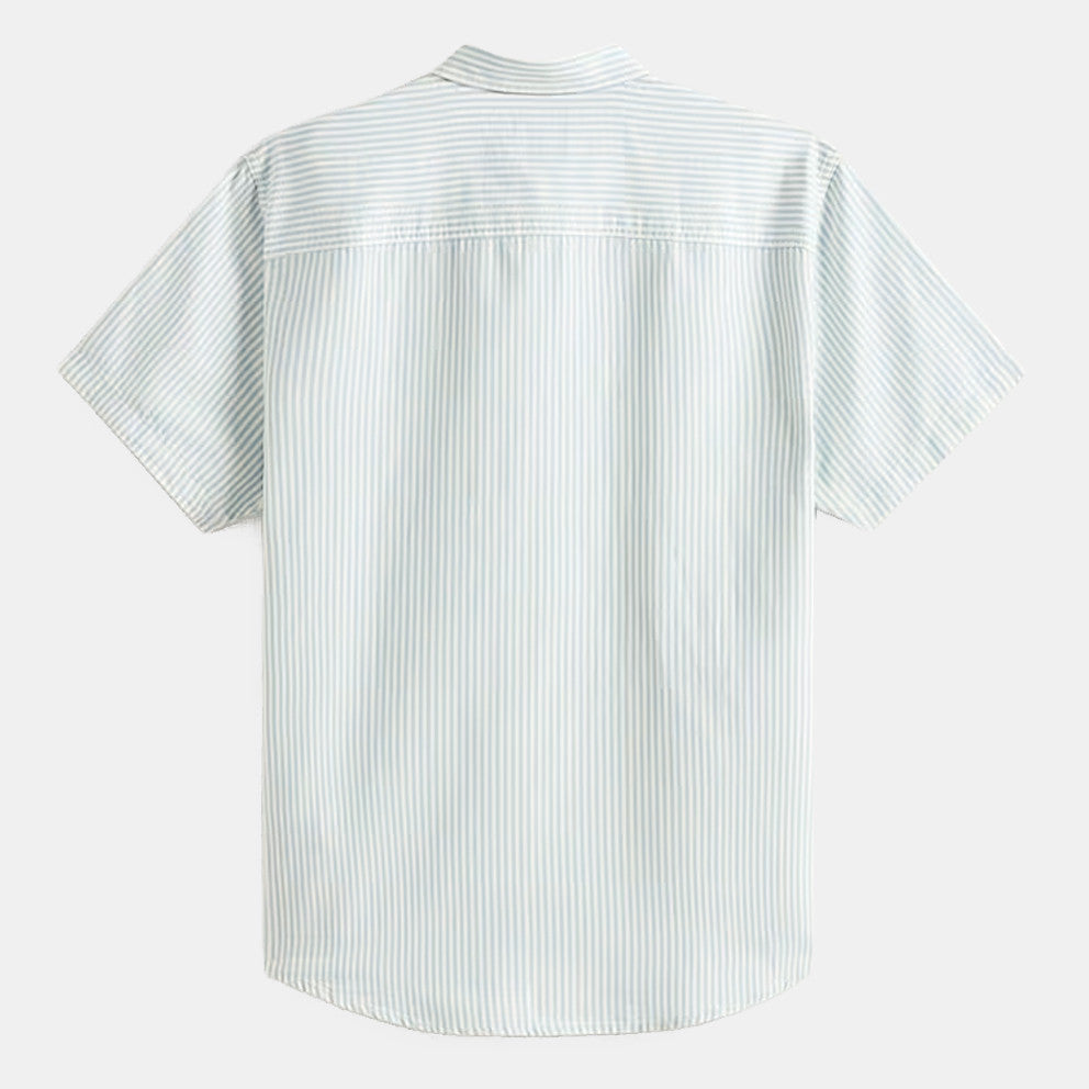 CAMICIA A MANICHE CORTE UOMO VANS LAWSON STRIPE AZZURRO