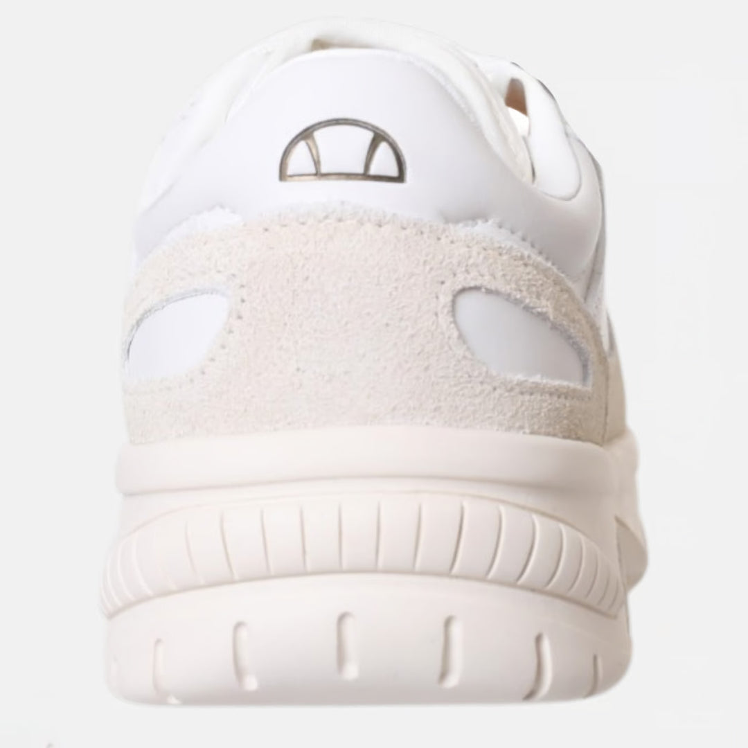 SNEAKERS UOMO ELLESSE MILES LS 914 BIANCO IN CAMOSCIO E PELLE