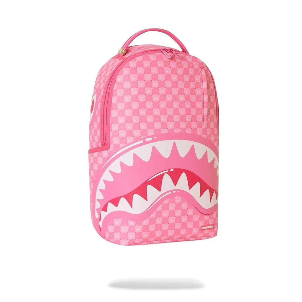 ZAINO UNISEX SPRAYGROUND PINK NEW CHECK FACES ROSA