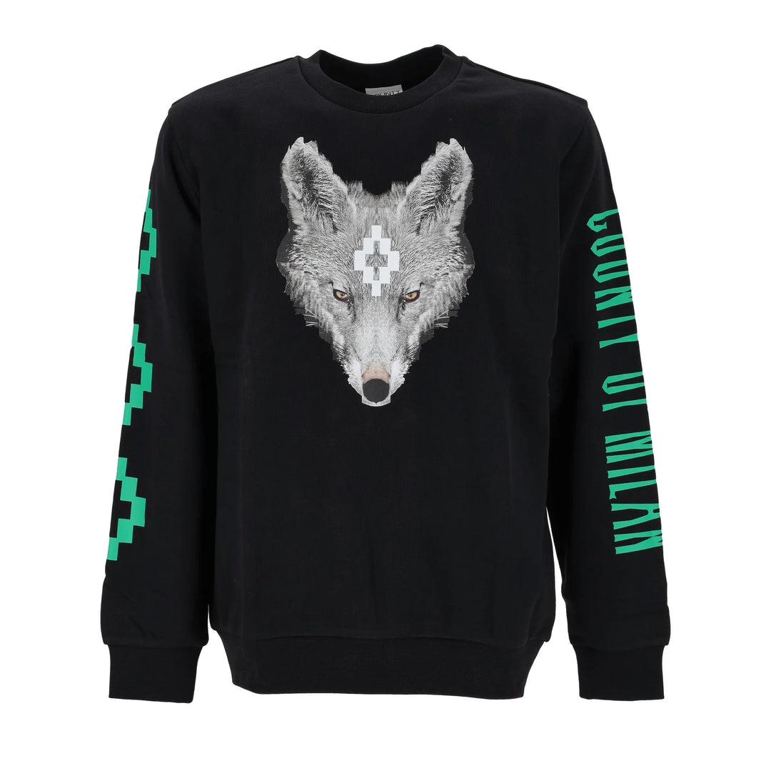 F5CAMASW046 - Felpe - Girocollo - MARCELO BURLON - County Of Milan - WOLF PRINT - Adulto - Uomo - Streetwear