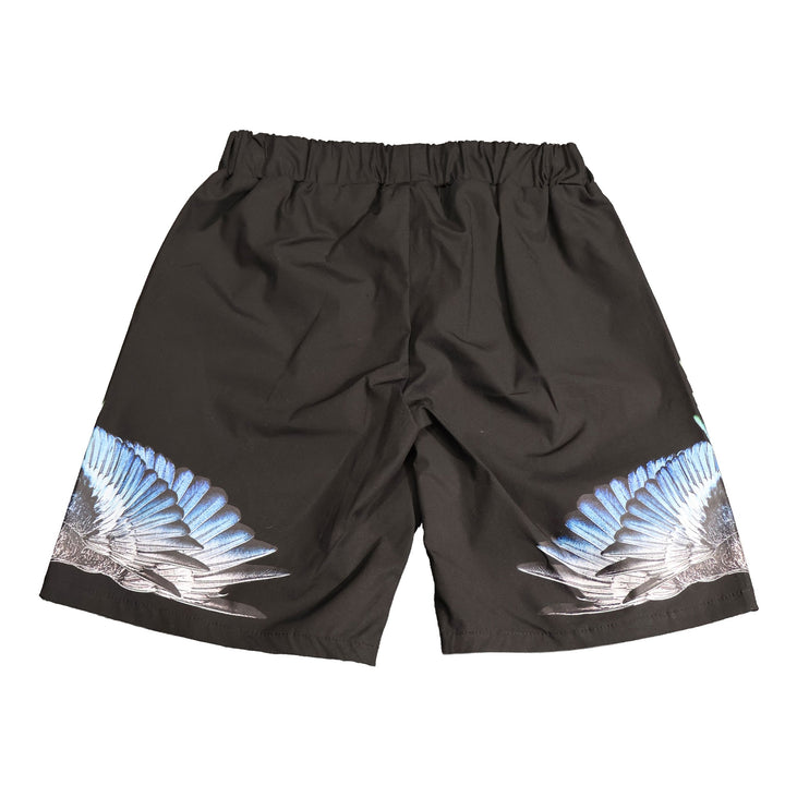 BERMUDA MARCELO BURLON WINGS BLACK JUNIOR