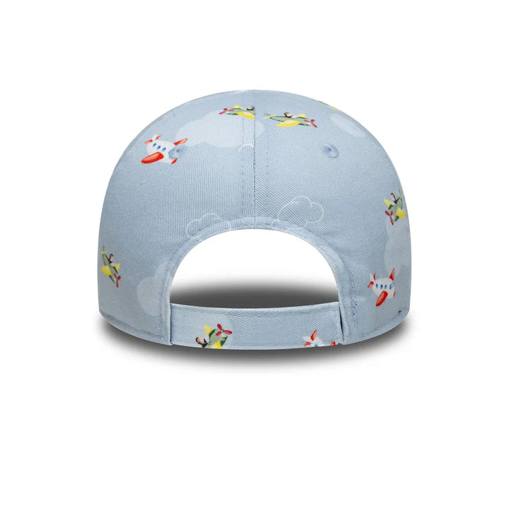 CAPPELLINO BAMBINI NEW ERA 9FORTY NY YANKEES "PLANE & CLOUDS" – SKY BLUE – 60771782
