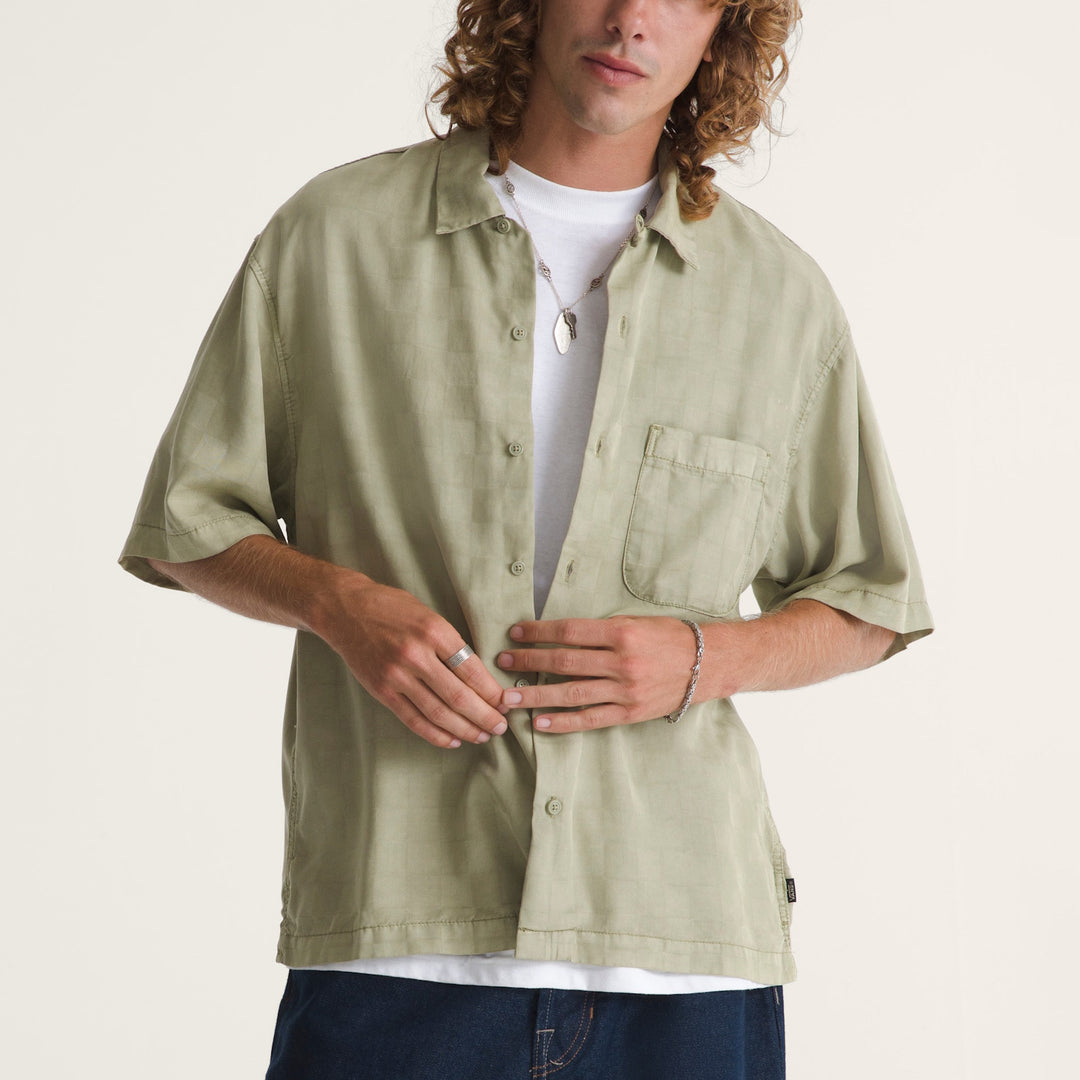 CAMICIA UOMO VANS VAN DOREN CHECK CAMP VERDE SALVIA