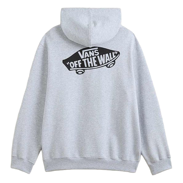 VN000P51 - FELPA UOMO VANS CLASSIC LOGO CON CAPPUCCIO – GRIGIO MÉLANGE E BORDEAUX