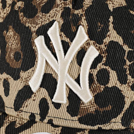 CAPPELLINO TRUCKER DONNA NEW ERA 9FORTY A-FRAME NY YANKEES LEOPARD