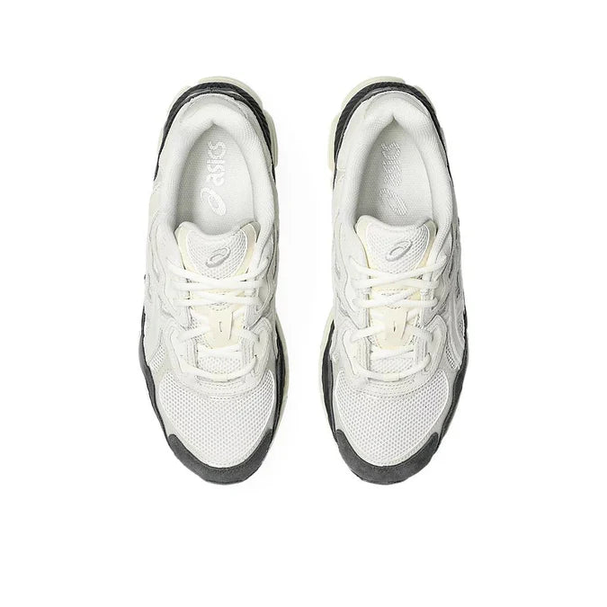 1203A383 - Scarpe - Asics - Uomo - Bianco/Grigio - SNEAKER GEL-NYC - Retro-Running - Mesh Bianco - Scuola - Swoosh - Comfort