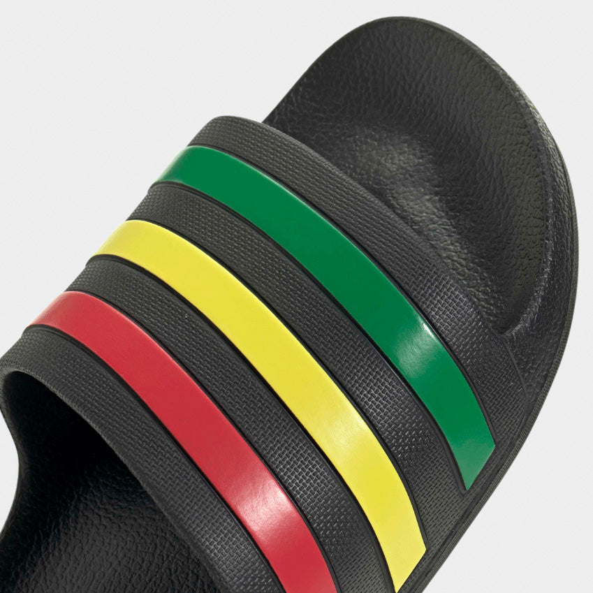 CIABATTE ADIDAS ADILETTE AQUA BLACK/JAMAICA STYLE