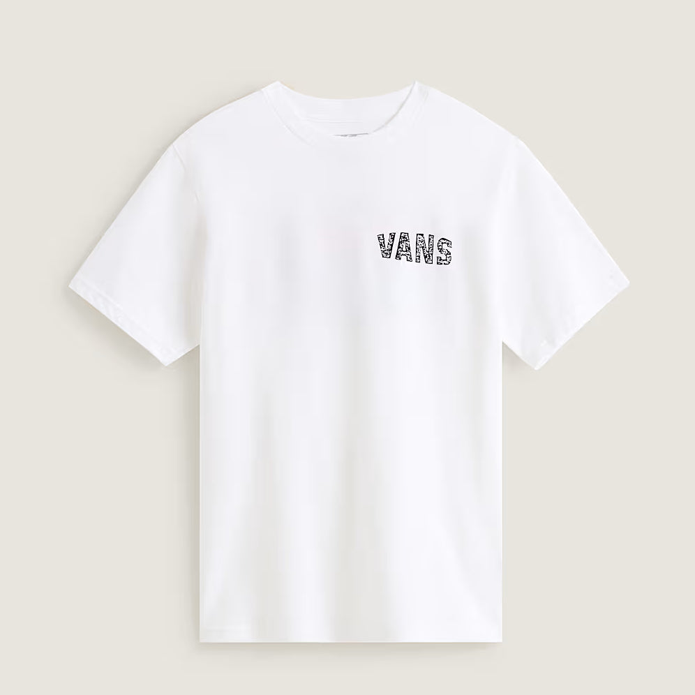 T-SHIRT VANS RACING FLAMES BAMBINO E RAGAZZO BIANCA VN000VXBWHT1