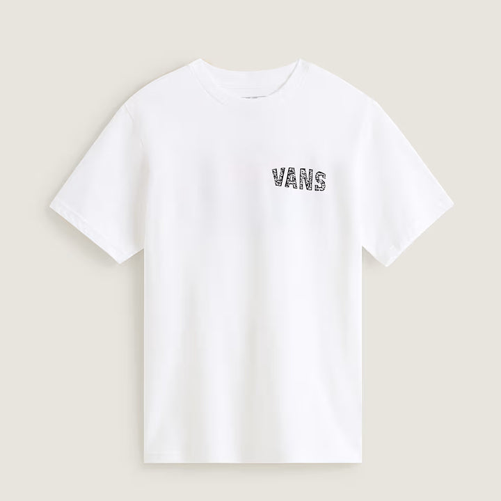 T-SHIRT VANS RACING FLAMES BAMBINO E RAGAZZO BIANCA VN000VXBWHT1