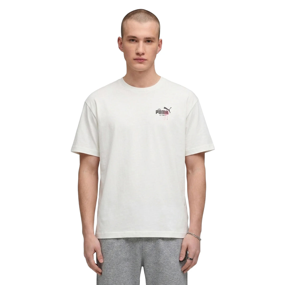 T-SHIRT UOMO PUMA SMALL LOGO GOLD