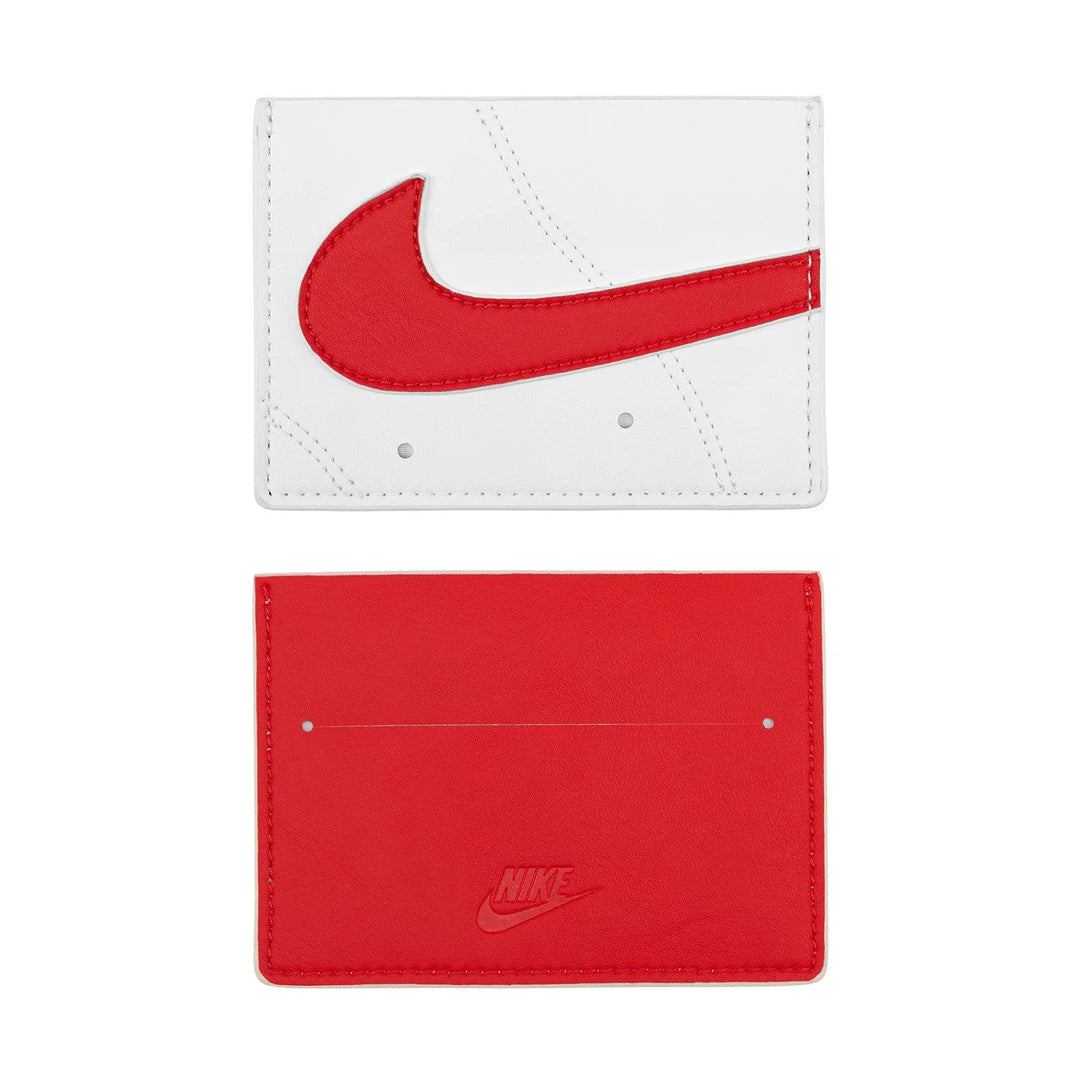 N1009738173OS - Portafogli - PORTACARTE NIKE ICON AIR FORCE 1 BIANCO E ROSSO