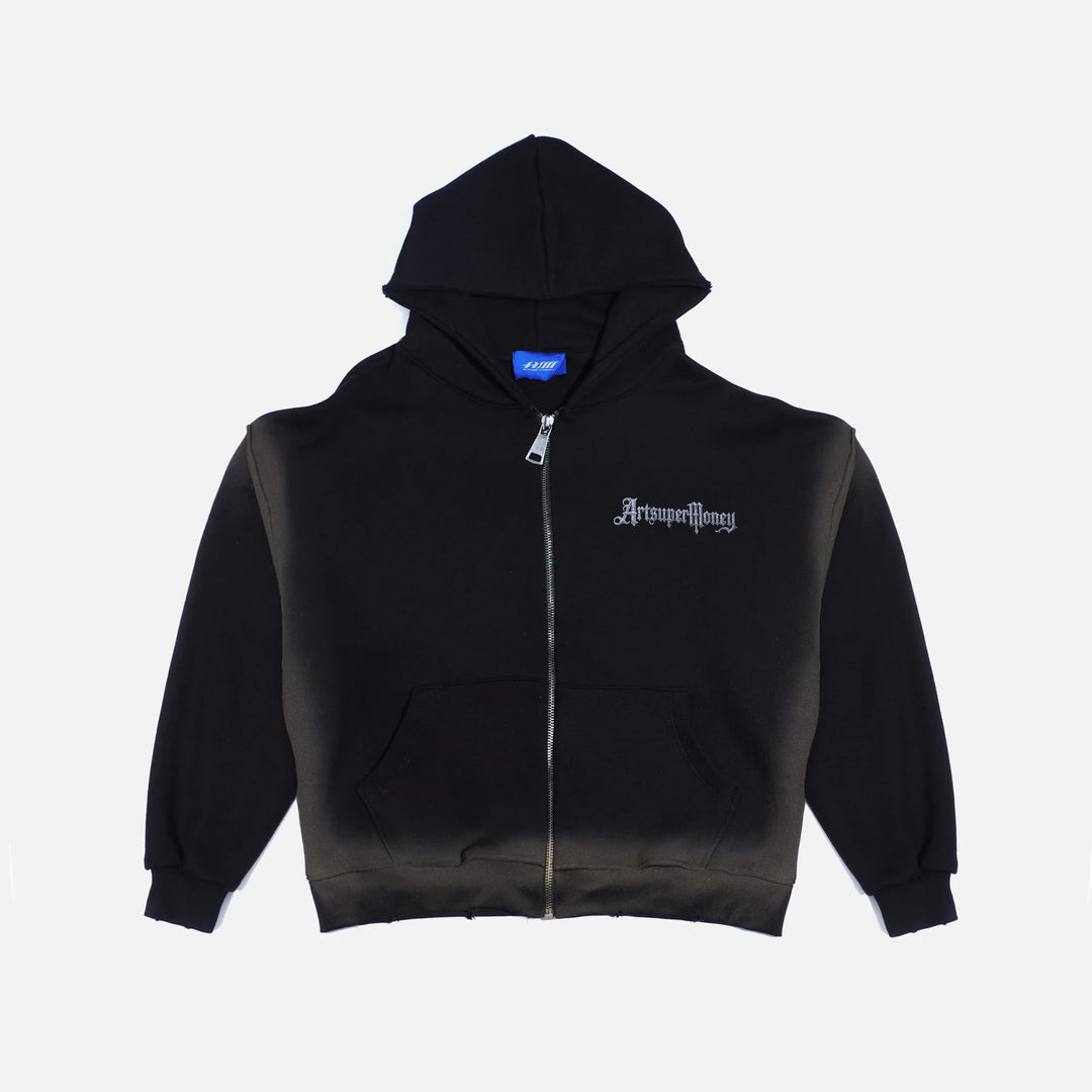ZIP HOODIE T-BAR - Felpe - Art Super Money