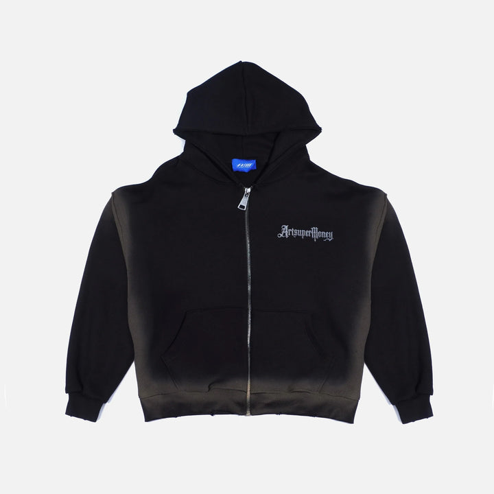 ZIP HOODIE T-BAR - Felpe - Art Super Money