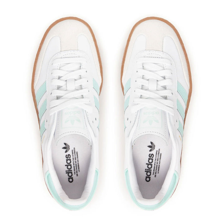 SNEAKERS DONNA ADIDAS ORIGINALS SAMBAE WHITE MINT