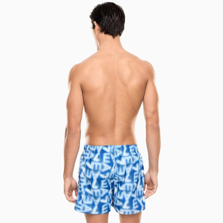 COSTUME BOXER DA BAGNO UOMO EA7 EMPORIO ARMANI STAMPA GRAFICA