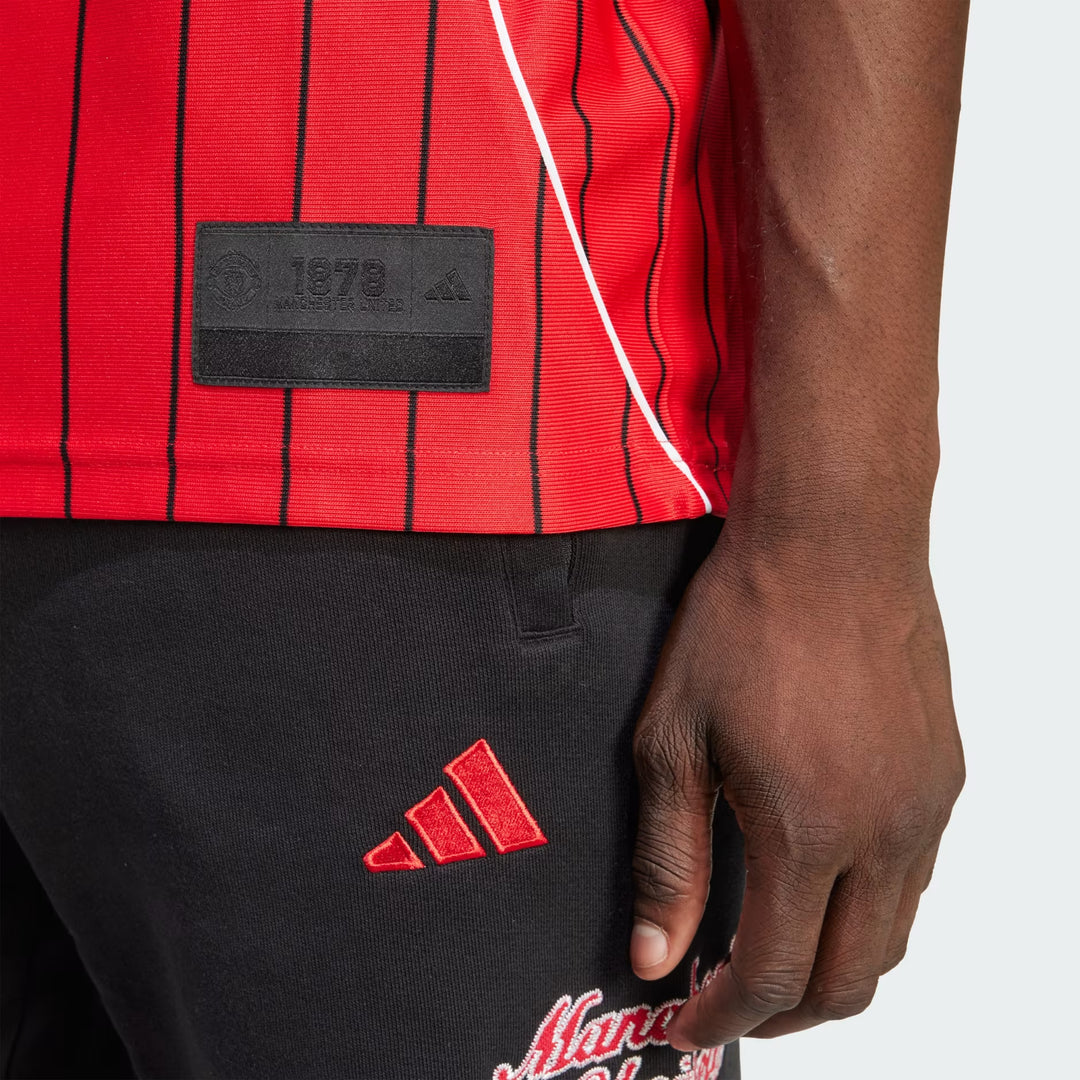 MAGLIA UOMO ADIDAS MANCHESTER UNITED FC BASEBALL JERSEY