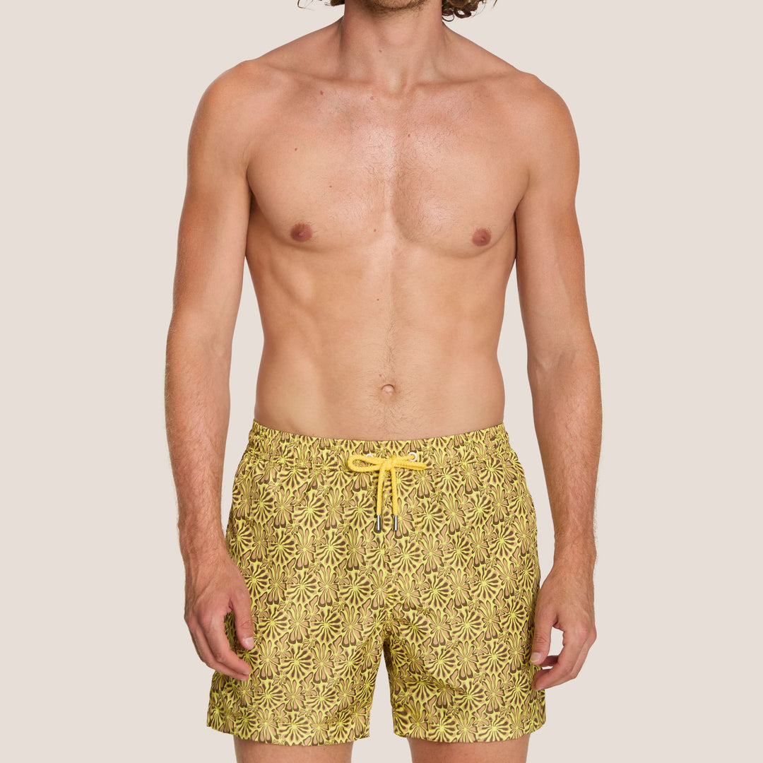 COSTUME BOXER DA MARE UOMO 4GIVENESS STAMPA FLOREALE