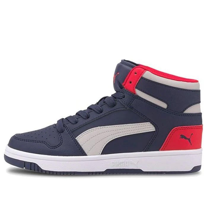 370486 - Scarpe - PUMA - Sneakers - REBOUND LAYUP SL JUNIOR/UNISEX - Modello Basket Vintage - Mid-Cut - Formstrip
