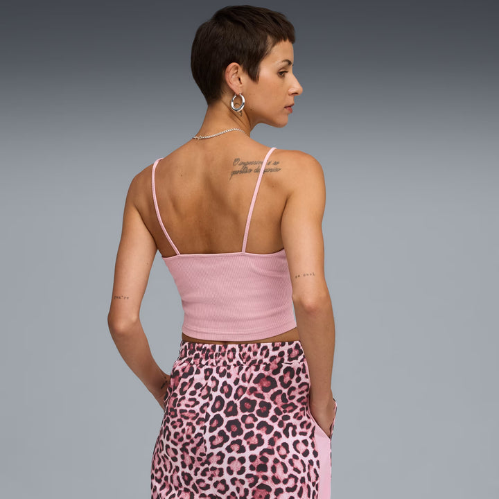 CANOTTA CROPPED PUMA WARDROBE ESS. RIBBED