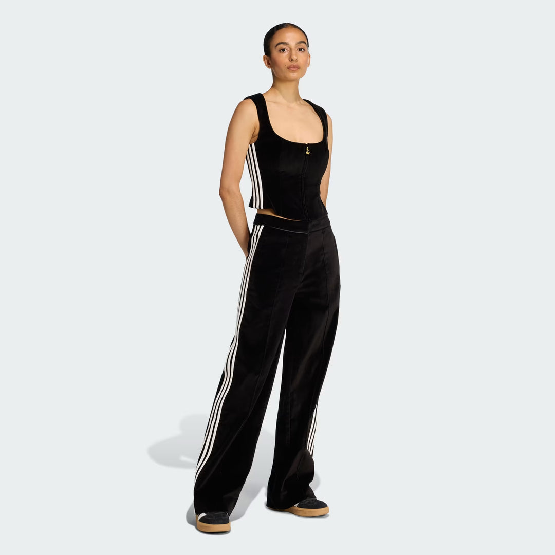 ADIDAS ORIGINALS WOMEN'S VELVET CORSET – BLACK – KF4693