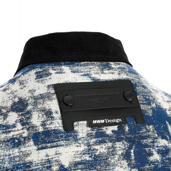 MW093070037 - Giacche - MWM - Unisex - Nero/Blu - Versatile - Minimalista - Design Geometrico - Funzionale/Adattabile - Look Moderno/Dinamico