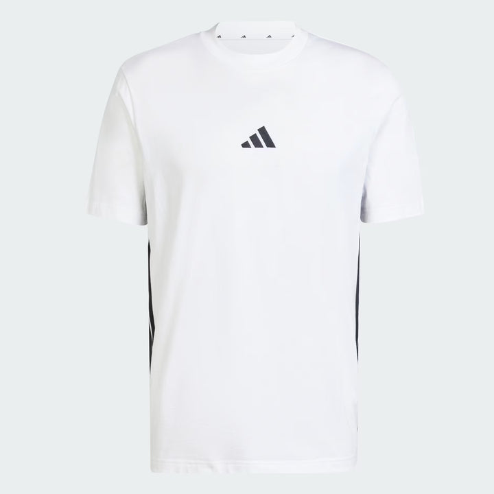 T-SHIRT ADIDAS ESSENTIALS 3-STRIPES BIANCA